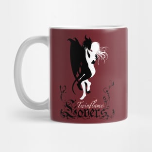 The Twinflame Lovers a Shirt with a Story Mug